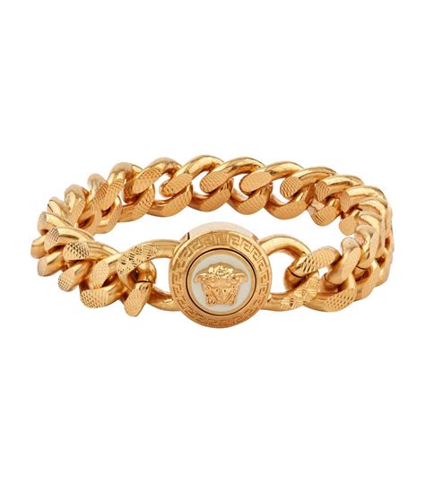 versace medusa gold bracelet